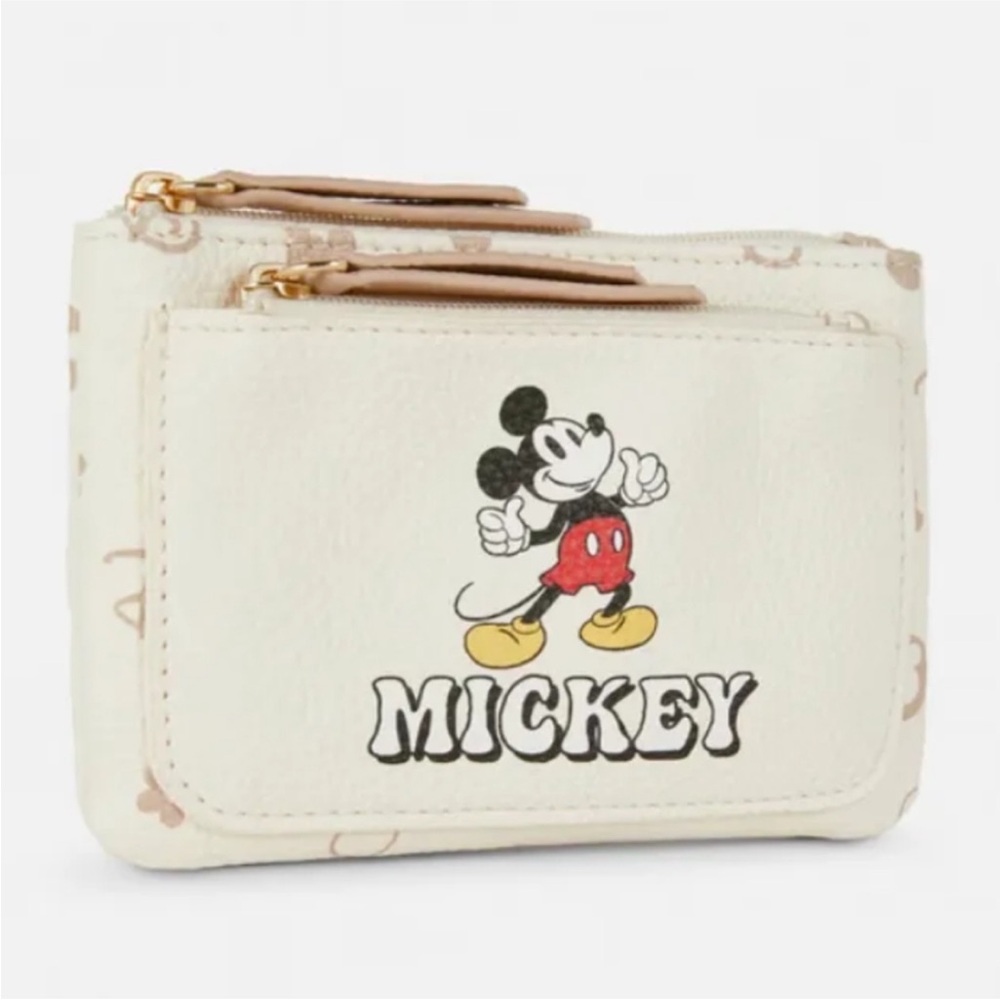 Disney Mickey Mouse Cream Wallet